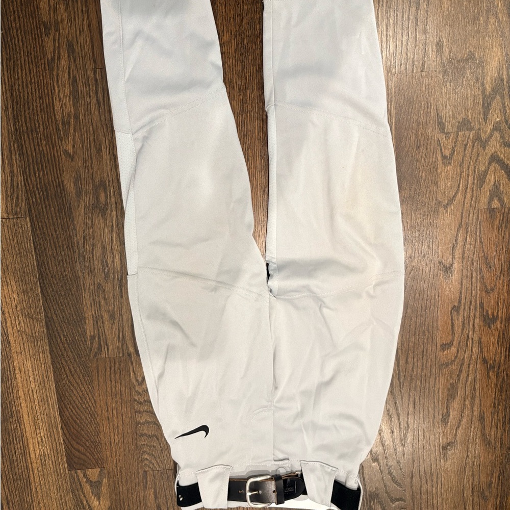 Nike boys Light Gray baseball Pants